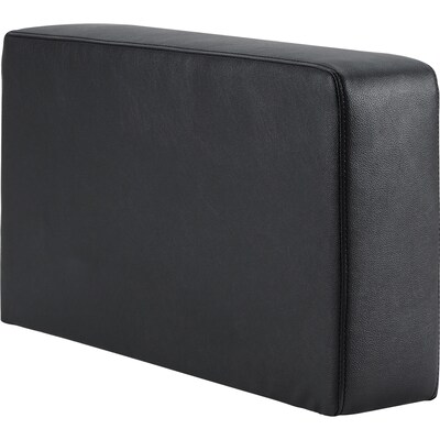 Lorell Polyurethane Sofa Seat Armrest, Black (LLR86931)