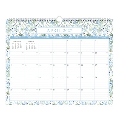 2027 Blue Sky 15 x 12 Monthly Wall Calendar, Lilac (160291)