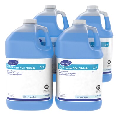 Diversey Suma Freeze D2.9 Floor Cleaner, Unscented, 128 Fl. Oz., 4/Carton (948030)