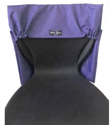Seat Sack Seat Storage, 9.84" x 9.25" x 11.81", Purple, 25/Pack (19195)