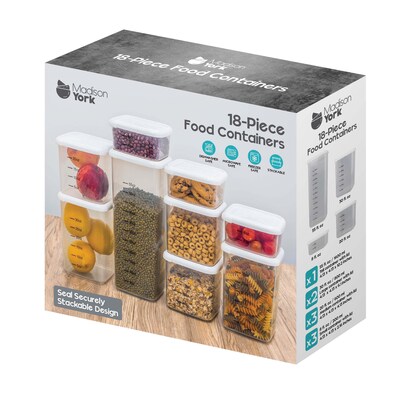 18 Pc Measuring Food Containers