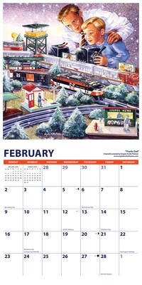 2025 Willow Creek Lionel 12" x 12" Monthly Wall Calendar (43752)