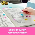 Post-it Sign Here Message Flags, .5 Wide, Assorted Colors, 120 Flags/Pack (684-SH)