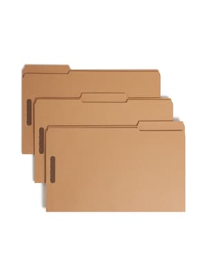 Smead Card Stock Classification Folders, Reinforced 1/3-Cut Tab, Legal Size, Kraft, 50/Box (19837)