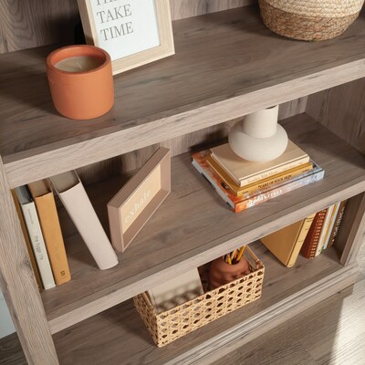 Sauder Select 44"H 3-Shelf Bookcase, Laurel Oak (434826)