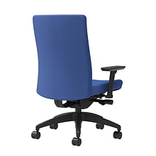 Union & Scale Workplace2.0™ Task Chair Upholstered 2D, Adjustable Arms, Blue Marine Synchro Tilt Sea