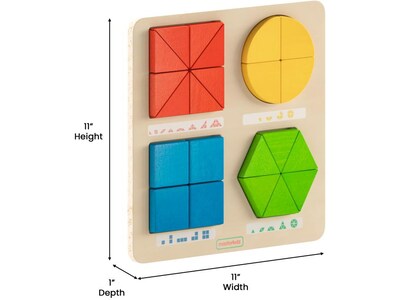 Flash Furniture Bright Beginnings Geometric Shapes STEM Learning Board (MK-MK08763-GG)
