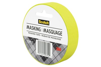 Scotch Expressions Masking Tape, 0.94 x 20 yds., Lemon Lime (3437-GRN)