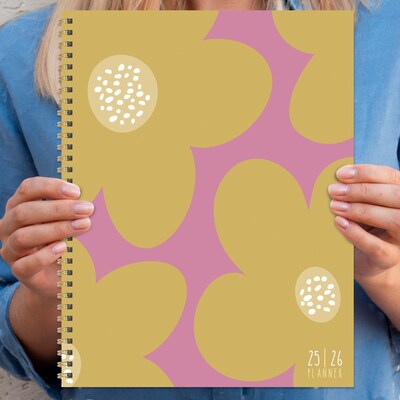 2025-2026 TF Publishing Biggest Blooms 9" x 11" Academic Year Weekly & Monthly Planner, Paperboard Cover (AY26-9704)