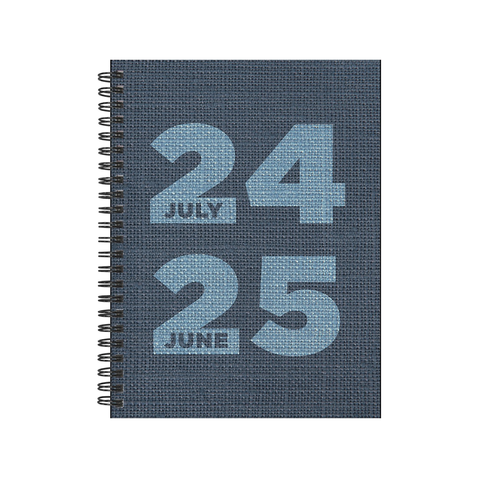 2024-2025 TF Publishing Elements Series Denim 6 x 8 Academic Weekly & Monthly Planner, Paperboard Cover, Blue (AY25-9202)