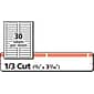 Avery TrueBlock Laser/Inkjet File Folder Labels, 2/3" x 3 7/16", Orange, 750 Labels Per Pack (5166)