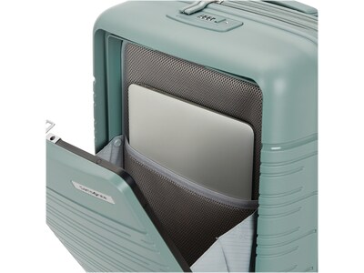 Samsonite Elevation Plus 23" Hardside Carry-On Suitcase, 4-Wheeled Spinner, TSA Checkpoint Friendly, Green (142910-1244)