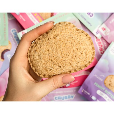 Chubby Snacks Almond Butter & Grape Jam Sandwich, 10.6 oz, 12/Pack (600-04138)