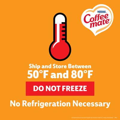 Coffee mate Creamer Pumpkin Spice Liquid Creamer, 18.7 oz., 50/Box (NES75520)