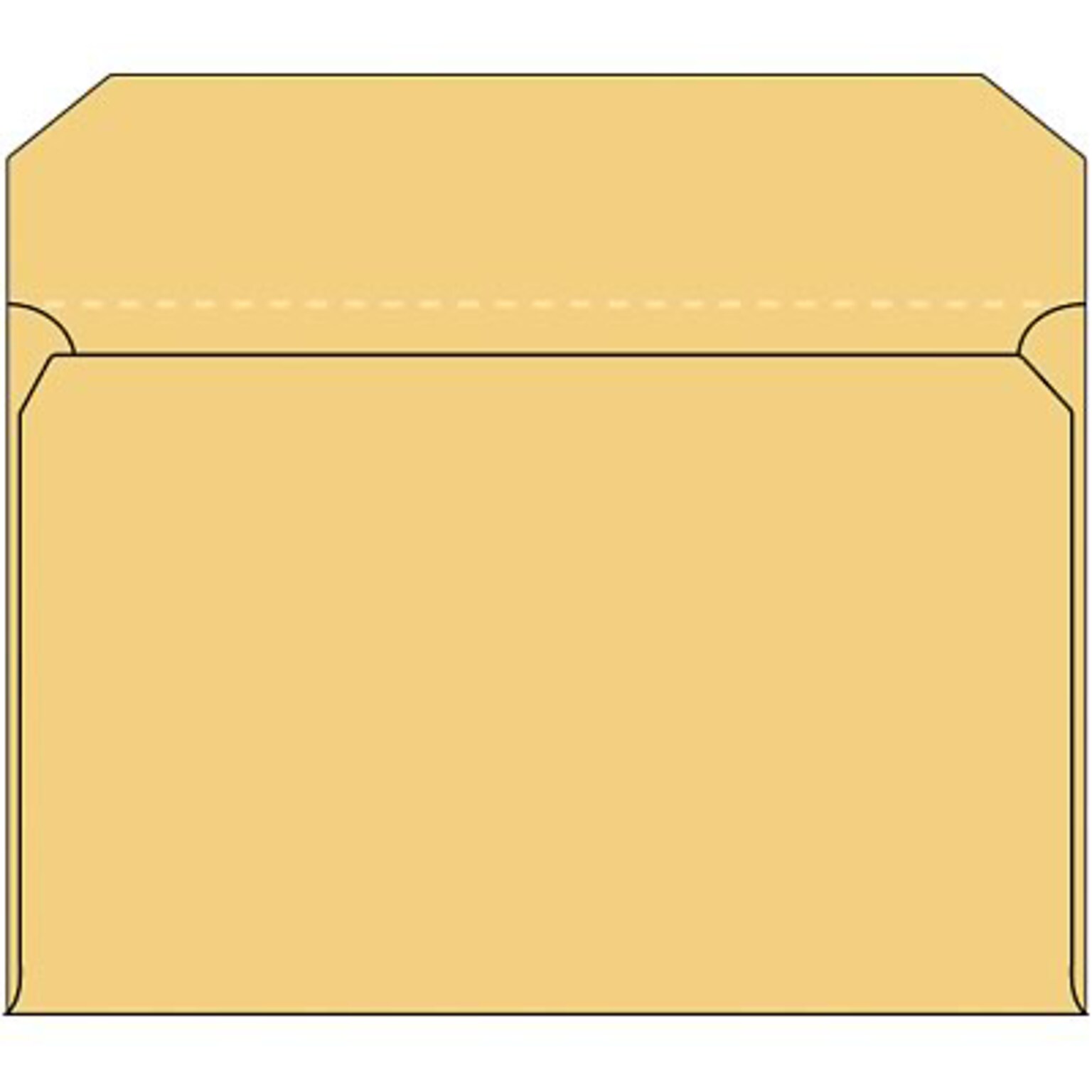 Quill Brand® 100/Box Ungummed Side Opening Catalog Envelope, 10 x 15, Brown-Kraft (UG1015OS)