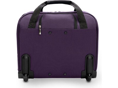 Solo New York Bryant 17.3" Polyester Rolling Laptop Bag, Purple Grape (PT138-33)