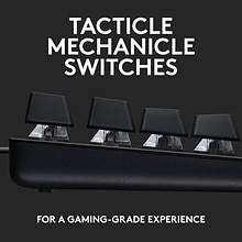 Logitech G413 SE Gaming Mechanical Keyboard, Black (920010433)