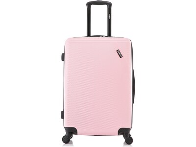 DUKAP DISCOVERY Polycarbonate/ABS Medium Suitcase, Pink (DKDIS00M-PNK)