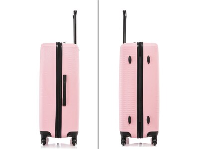 DUKAP DISCOVERY Polycarbonate/ABS Large Suitcase, Pink (DKDIS00L-PNK)