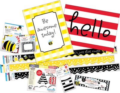 Barker Creek Be Awesome Bulletin Board Set, 455 Pieces/Set (BC3725)