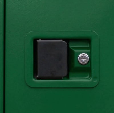 FireKing Flammable Liquids Storage Cabinet, 60 gal, Automatic Close, Green (SC60-AC-G)