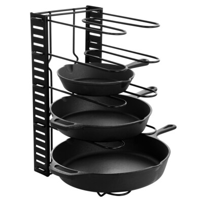 MegaChef Cast Iron Cookware Set, Black, 12 Pieces/Set (935117380M)