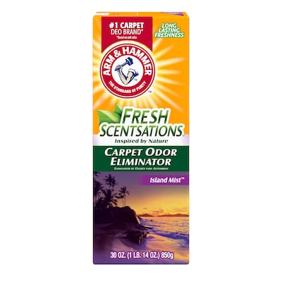 Arm & Hammer Deodorizing Carpet Cleaning Powder, Fresh, 30 oz, 6/Carton