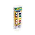 Crayola Washable Watercolor Paints, Assorted Colors, 16/Case, 12 Cases/Carton (53-0555CT)