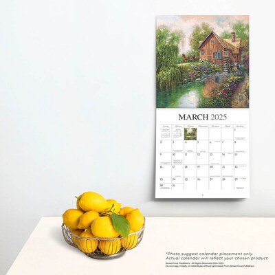 2025 Hopper Studios Bygone Days 12" x 12" Monthly Square Wall Calendar (9781773728131)