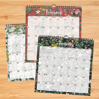 2026 Willow Creek Botanical Nature 12" x 12" Monthly Wall Calendar (54727)