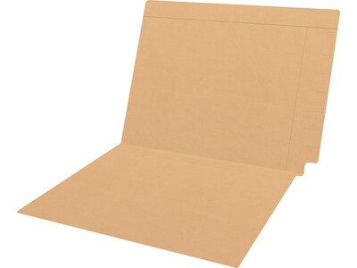 Medical Arts Press Kardex Match Reinforced End Tab File Folder, Straight Cut, Letter Size, Tan, 100/Box (S-09482-TAN)
