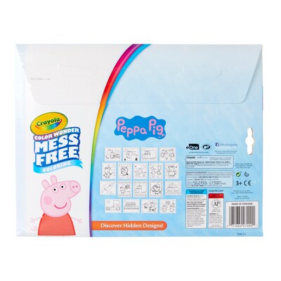 Crayola® Peppa Pig Color Wonder Mess Free Coloring Pad & Markers, 2 Sets (BIN757000-2)