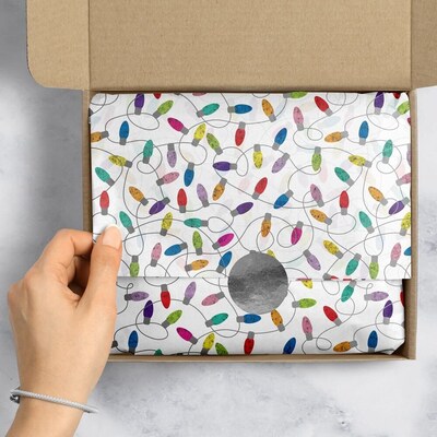 JAM Paper Christmas Tissue Paper, 30 x 20, Multicolor, 240/Pack(526BXPT5091)