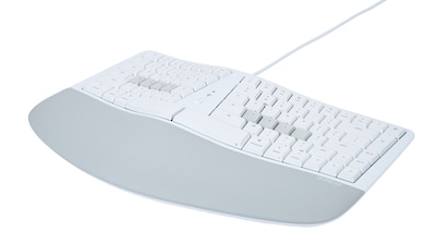 Kinesis mWave Mechanical Wireless Keyboard, Tactile Switch, White (KB150M-TAC)