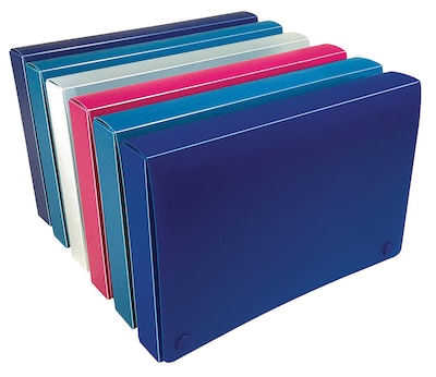 Better Office Products Index Card Case, 5" x 8", 6 Pack, Assorted Colors Will Vary (51706-6PK)