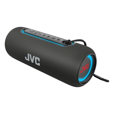 JVC True Wireless Portable Bluetooth Speaker, Water Resistant, Black (SP-PA5BT)