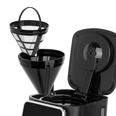 Capresso Touch Screen 10-Cups Automatic Drip Coffee Maker, Black (496.05)