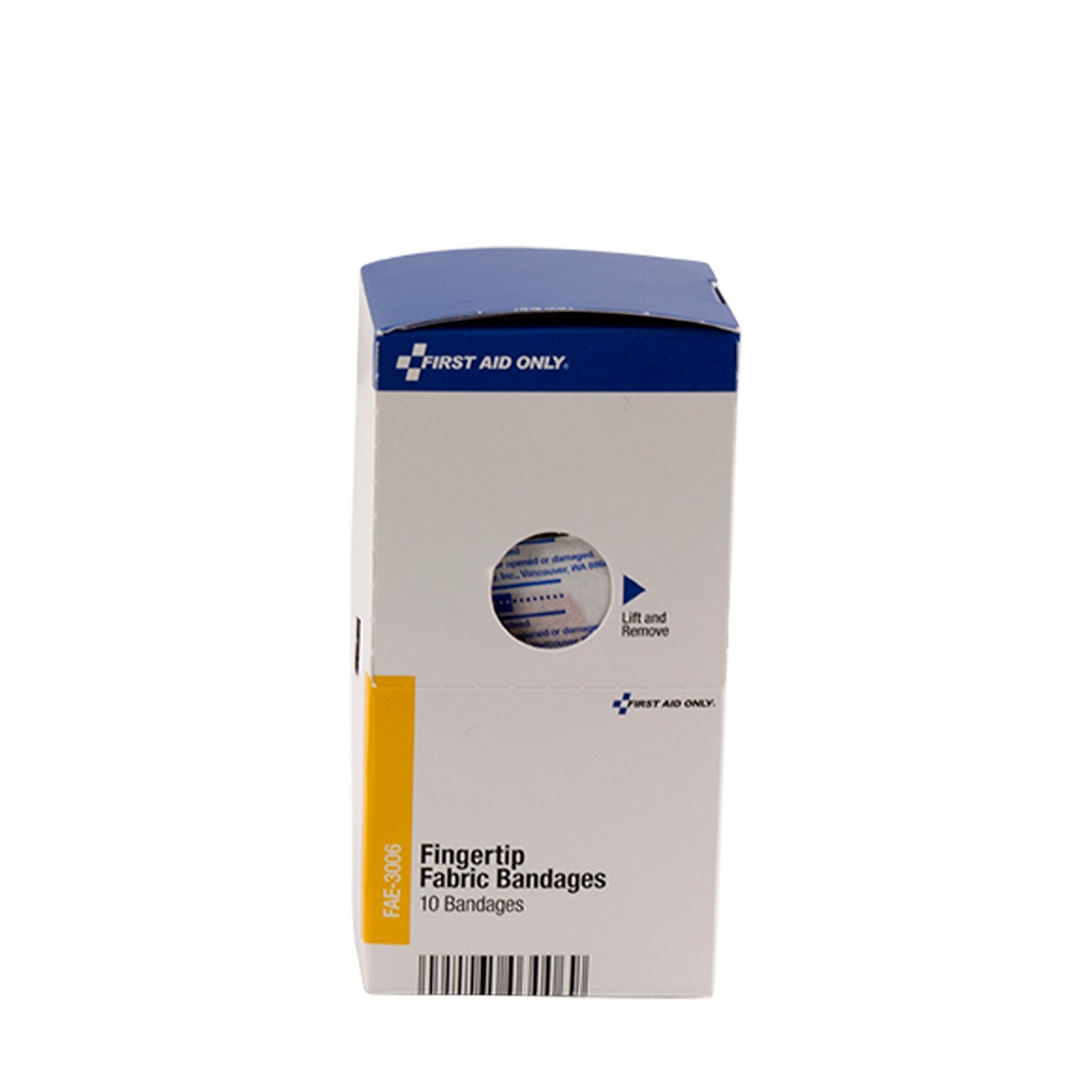 SmartCompliance Fingertip Fabric Bandages, 1.75 x 2, 10/Box (FAE-3006)