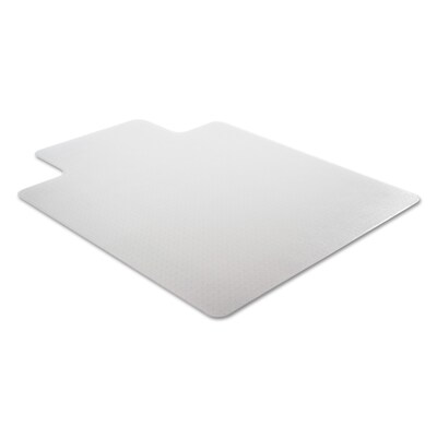 Alera® Carpet Chair Mat with Lip, 36" x 48'', Low Pile, Clear Vinyl (CM1J112ALEPL)