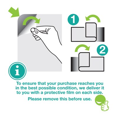 Floortex Desktex Polycarbonate Desk Protector, 59" x 29", Clear (NRDMFLPS0001)