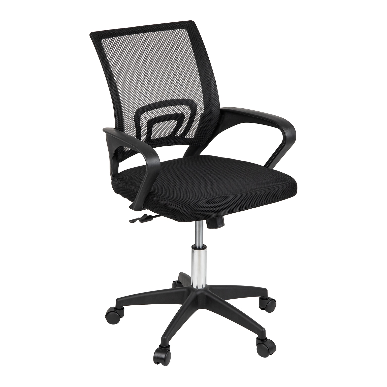 Mind Reader Ergonomic Mesh Swivel Computer and Desk Chair, Black (OFFCHAIR17-BLK)