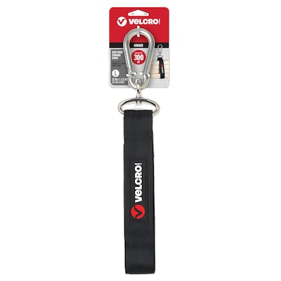 VELCRO Brand EASY HANG Large Strap, Black (VEL-30134-USA)