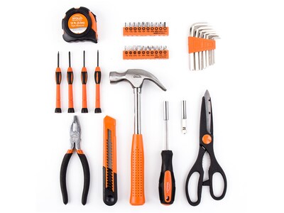 Apollo Tools General Tool Kit, 39-Piece, Gray/Orange (DT9706-OR)