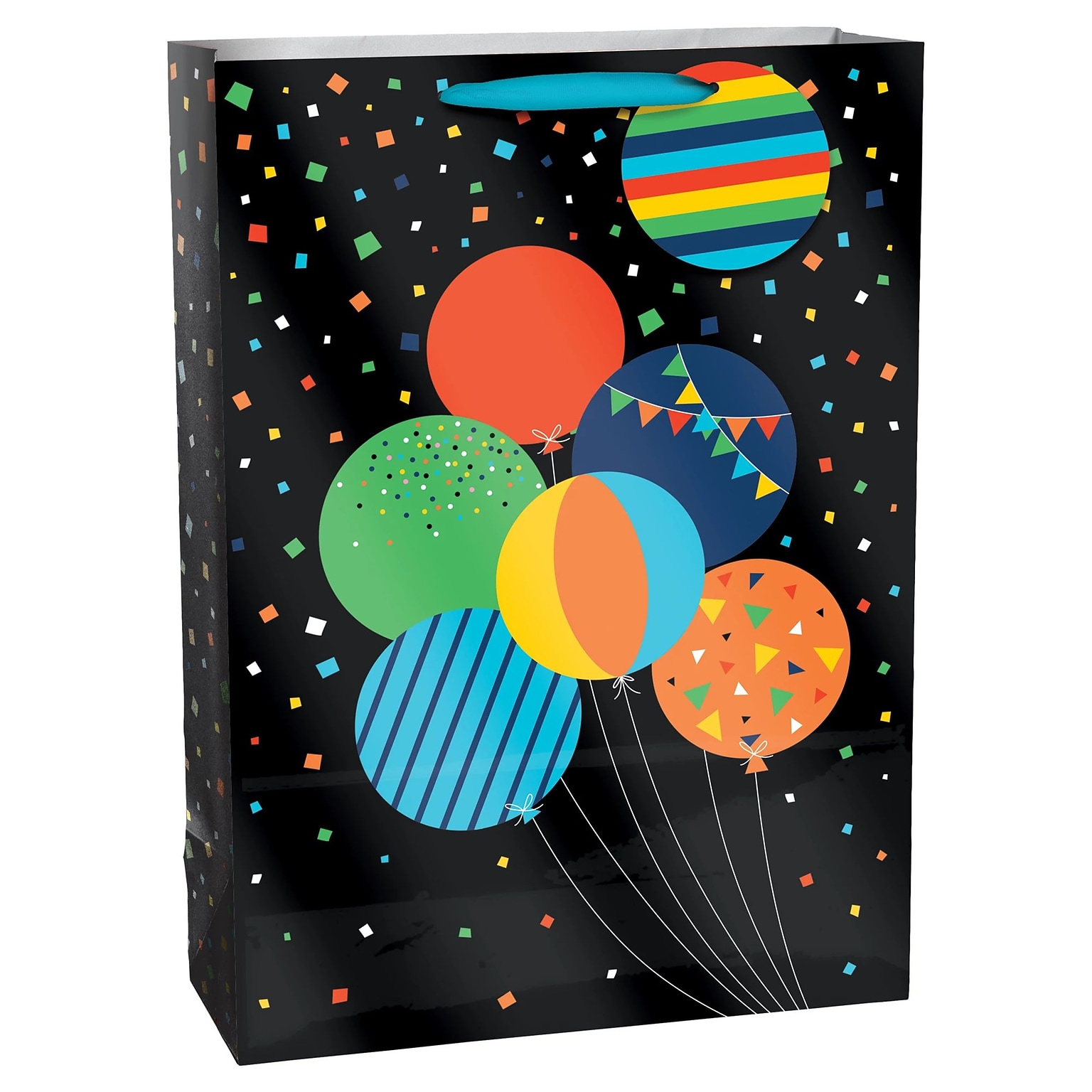 Party City Night of Balloons Super Large Gift Bag, Multicolored (AM170811-NS)