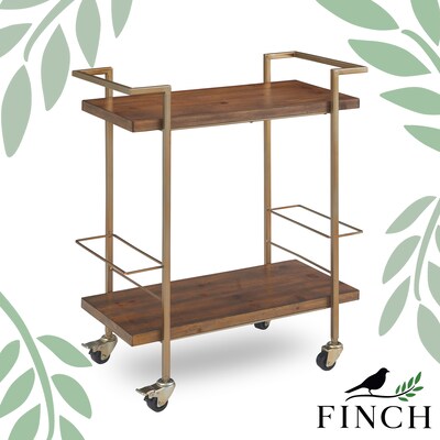 Finch Maxwell Bar Cart, Gold (FUBC10024A)