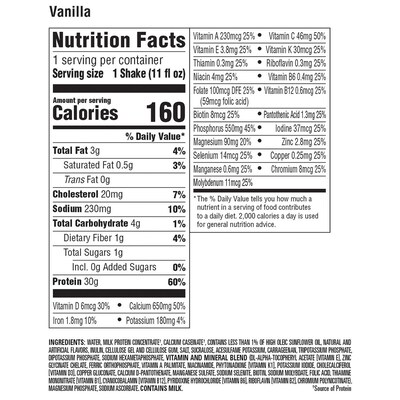 Premier Protein Vanilla Protein Shake, 11 oz., 15/Pack (220-02614)