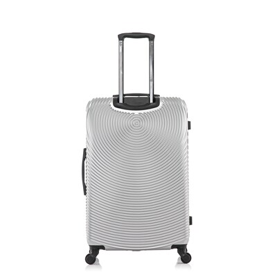 DUKAP Inception 29.29" Hardside Suitcase, 4-Wheeled Spinner, TSA Checkpoint Friendly, Silver (DKINC00L-SIL)