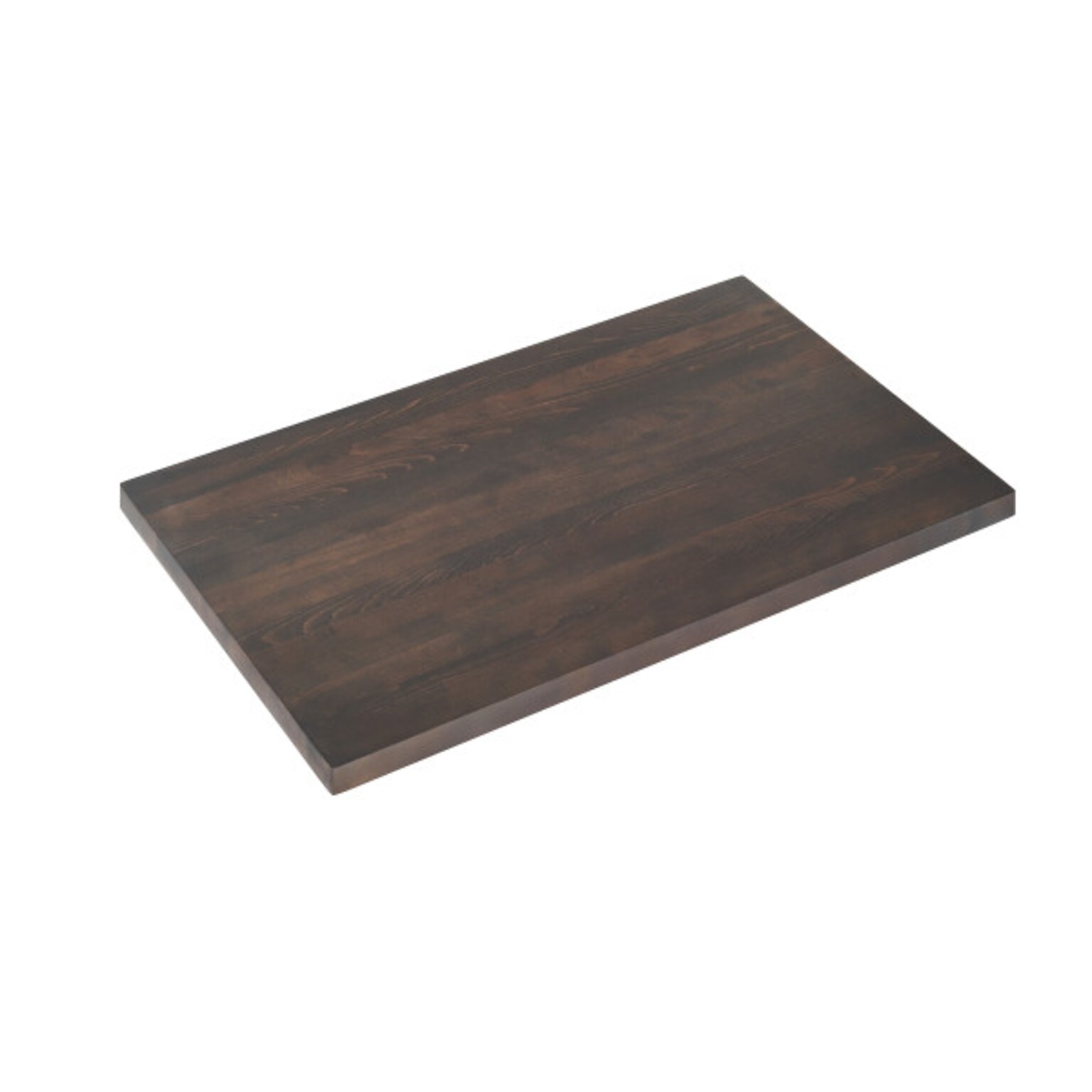 Flash Furniture Bennett 30W x 48D 1.5 Thickness Rectangular Table Top, Wooden, Dark Brown (GSF0033048DKBRN)