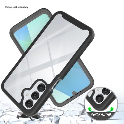 SaharaCase Raider Rugged Case for Galaxy A26 5G, Shock Absorbing, Black (CP00727)