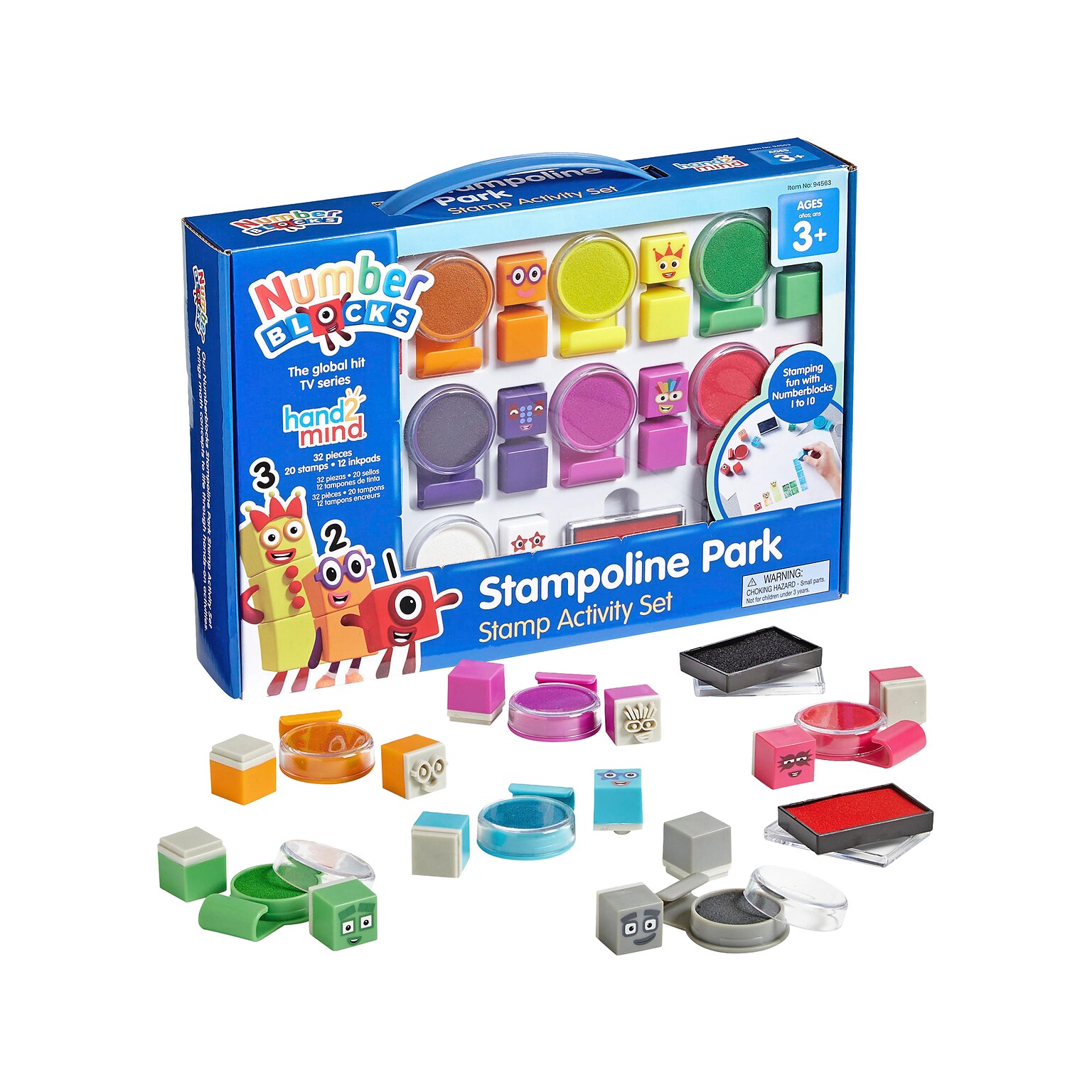 hand2mind Numberblocks Stampoline Park Activity Set (94563)